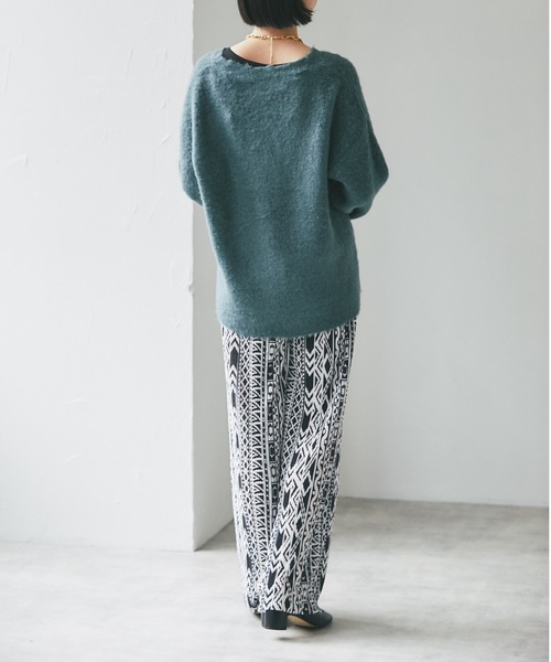 モノトーンプリントパンツ（その他パンツ）｜each（イーチ）の