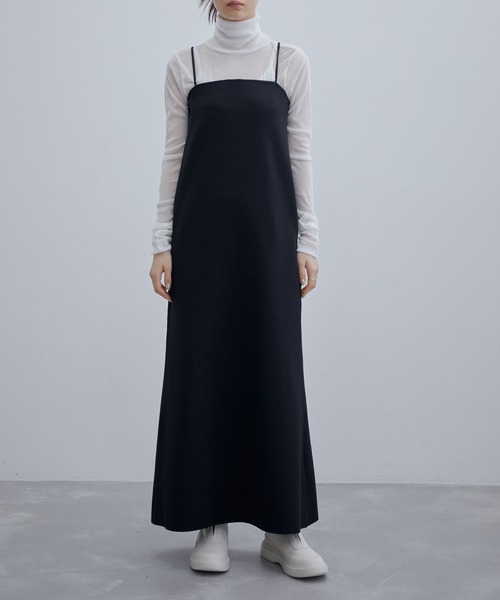 ADAM ET ROPE'（アダムエロペ）の「【サステナブル】ニットセットワンピース（ワンピース・レディース・ブラック/ホワイト・FREE）」の18枚目の写真