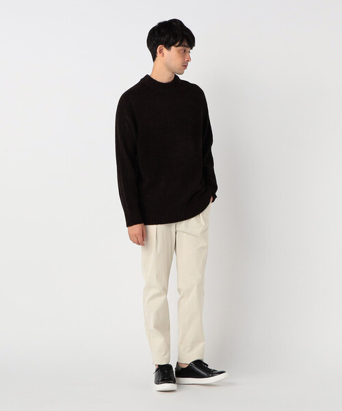 COMME CA ISM(コムサイズム)の「モール モックネックプルオーバー(ニット/セーター・メンズ・ライトグレー/ダークブラウン/ブラック/カーキ・MEDIUM/LARGE/X-LARGE)」の9枚目の写真