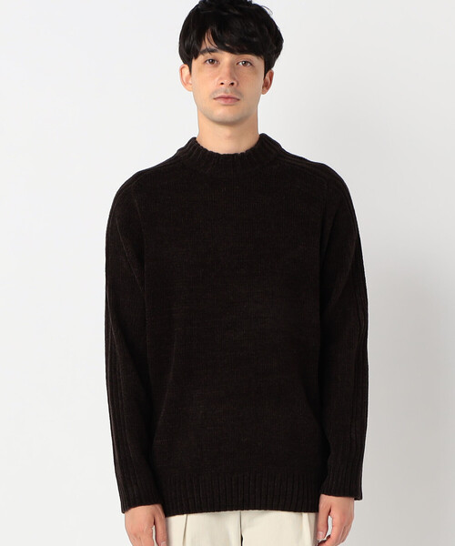 COMME CA ISM(コムサイズム)の「モール モックネックプルオーバー(ニット/セーター・メンズ・ライトグレー/ダークブラウン/ブラック/カーキ・MEDIUM/LARGE/X-LARGE)」の11枚目の写真