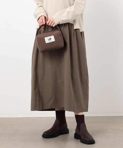 ONIGIRI(オニギリ)の「キルトバッグ(ショルダーバッグ・レディース・カーキ/ネイビー/ブラウン・FREE)」の7枚目の写真