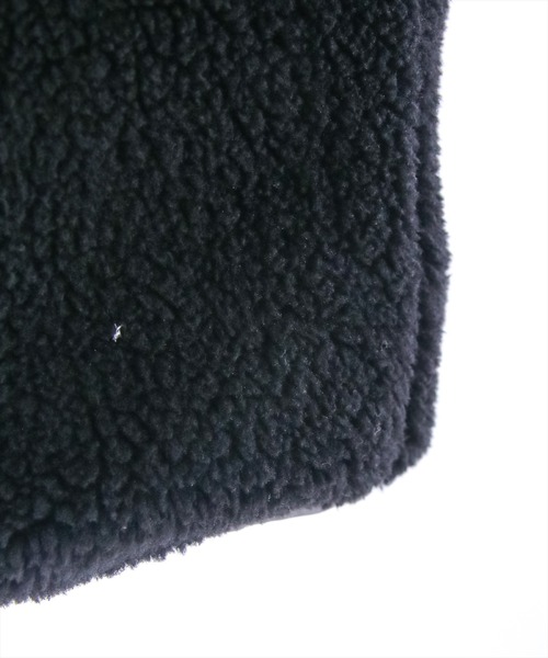 clear（クリア）の「キルトボアリバーシブルコート（ノーカラーコート・レディース・アイボリー/ブラック・F）」の6枚目の写真