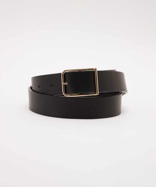 ROPE'（ロペ）の「レザーワイドベルト（ベルト・レディース・ブラック/ダークブラウン・FREE）」の2枚目の写真