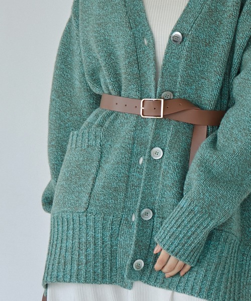 ROPE'（ロペ）の「レザーワイドベルト（ベルト・レディース・ブラック/ダークブラウン・FREE）」の11枚目の写真