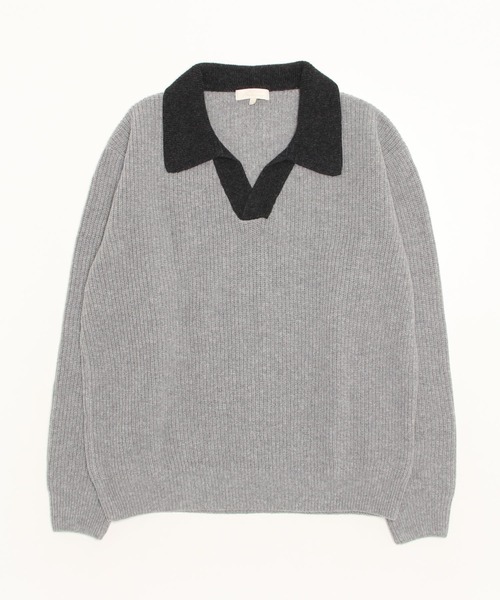 mfpen エムエフペン OPEN COLLAR SWEATER 71617277b_b_02_500.jpg