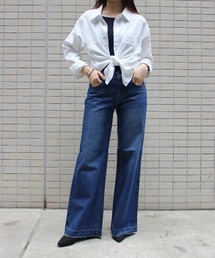 SHORE フレイドヘムバギーパンツ