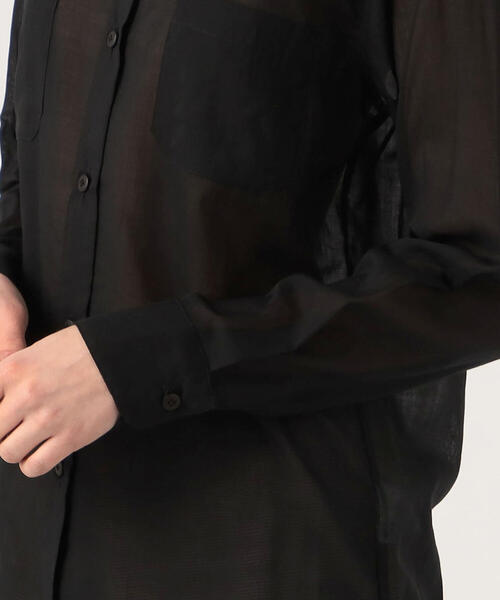TOMORROWLAND (トゥモローランド)の「JESSE KAMM GERGIO ボタンダウン シャツ(シャツ/ブラウス・レディース・ブラック・S)」の7枚目の写真