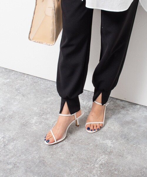 Tony Bianco(トニービアンコ)の「【TONY BIANCO/トニービアンコ】 CAPRICE(サンダル・レディース・ブラック/ホワイト・6/7)」の9枚目の写真