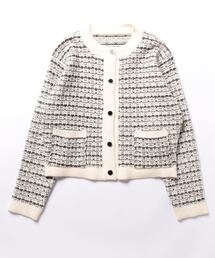 Q | ツイードカーディガン(カーディガン/ボレロ)