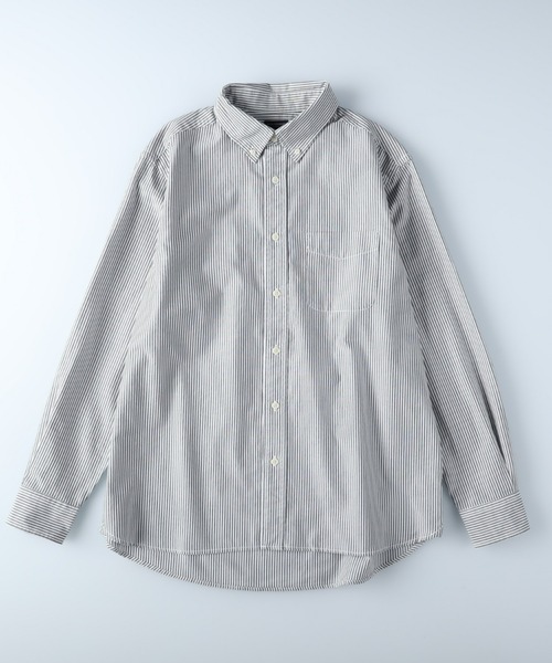 Number ストライプシャツ N.B.F.B. 長袖ストライプシャツ(M ネイビー): トップス｜Right-on公式