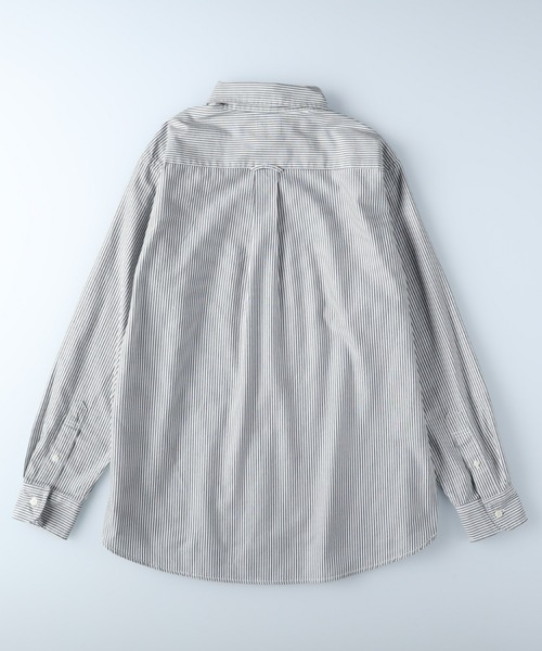 BACK NUMBER(バックナンバー)の「【BACK NUMBER】ピンオックスストライプシャツ(シャツ/ブラウス・メンズ・ホワイト×ブルー/ホワイト×ブラック・S/M/L/XL)」の10枚目の写真