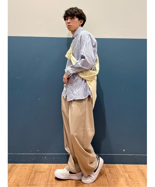 BACK NUMBER(バックナンバー)の「【BACK NUMBER】ピンオックスストライプシャツ(シャツ/ブラウス・メンズ・ホワイト×ブルー/ホワイト×ブラック・S/M/L/XL)」の13枚目の写真