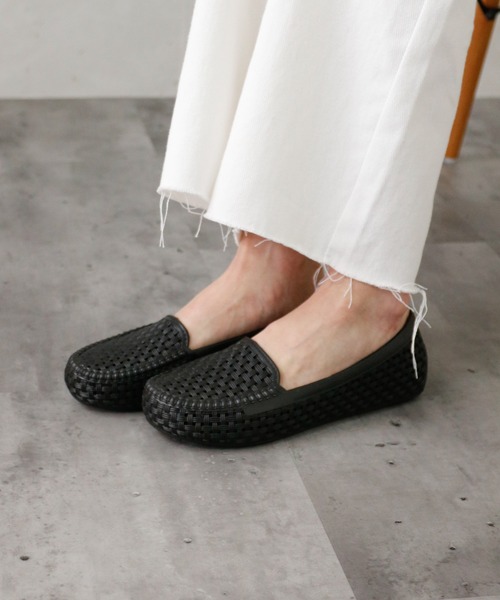 Per sist ence（パーシエンス）の「メッシュモカシン（スリッポン・レディース・ベージュ/ネイビー/ホワイト/ブラック・MEDIUM/LARGE/SMALL）」の9枚目の写真