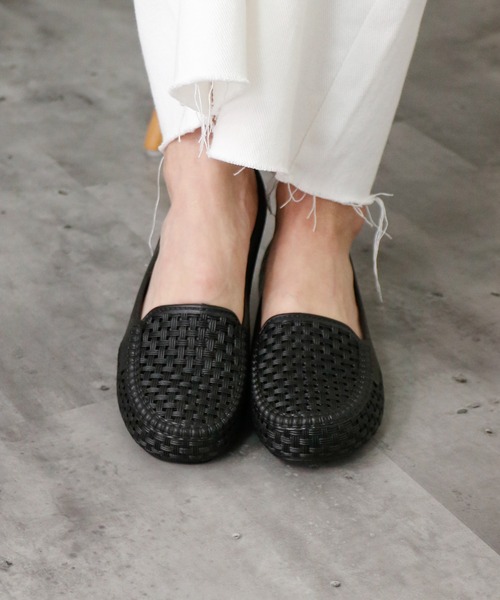 Per sist ence（パーシエンス）の「メッシュモカシン（スリッポン・レディース・ベージュ/ネイビー/ホワイト/ブラック・MEDIUM/LARGE/SMALL）」の10枚目の写真