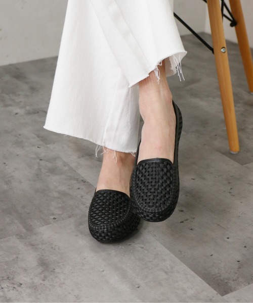Per sist ence（パーシエンス）の「メッシュモカシン（スリッポン・レディース・ベージュ/ネイビー/ホワイト/ブラック・MEDIUM/LARGE/SMALL）」の11枚目の写真