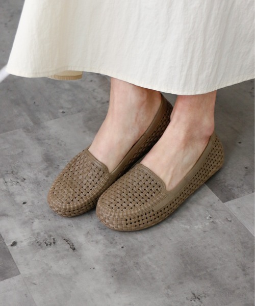 Per sist ence（パーシエンス）の「メッシュモカシン（スリッポン・レディース・ベージュ/ネイビー/ホワイト/ブラック・MEDIUM/LARGE/SMALL）」の14枚目の写真