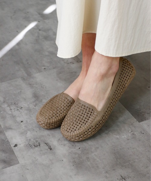 Rustic Mountain ブラウン モカシン　サイズ8 モカシンブーツ メンズ シューズ レースアップ ミッドカット