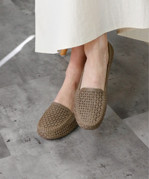 Per sist ence（パーシエンス）の「メッシュモカシン（スリッポン・レディース・ベージュ/ネイビー/ホワイト/ブラック・MEDIUM/LARGE/SMALL）」の16枚目の写真