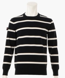 BRIEFING | 【ブリーフィングゴルフ】MENS WR STRIPE CREW NECK KNIT(スウェット)