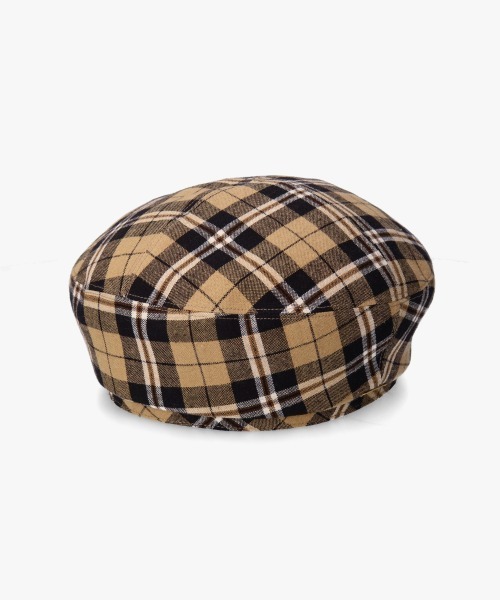 kaorinomori（カオリノモリ）の「kaorinomori アローベレー（ハンチング/ベレー帽・レディース・ネイビー/ベージュ・57cm）」の8枚目の写真