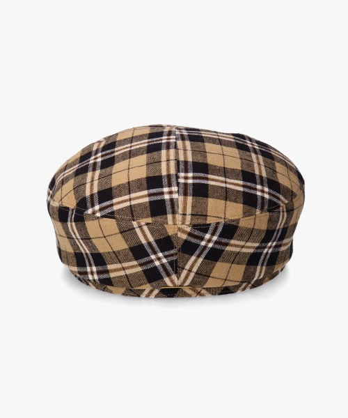 kaorinomori（カオリノモリ）の「kaorinomori アローベレー（ハンチング/ベレー帽・レディース・ネイビー/ベージュ・57cm）」の9枚目の写真