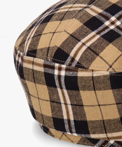 kaorinomori（カオリノモリ）の「kaorinomori アローベレー（ハンチング/ベレー帽・レディース・ネイビー/ベージュ・57cm）」の11枚目の写真