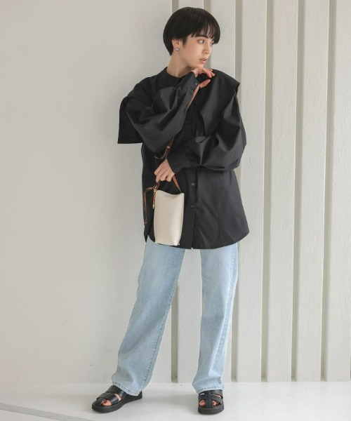 DONOBAN（ドノバン）の「美脚ストレートデニム（デニムパンツ・レディース・ブルー/ライトブルー・S/M）」の14枚目の写真