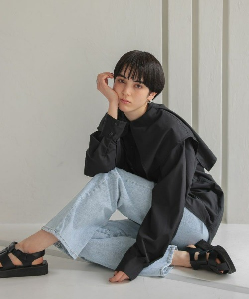 DONOBAN（ドノバン）の「美脚ストレートデニム（デニムパンツ・レディース・ブルー/ライトブルー・S/M）」の12枚目の写真