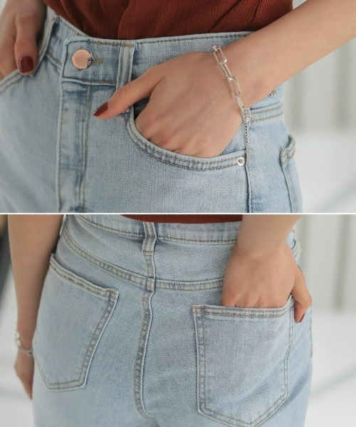 DONOBAN（ドノバン）の「美脚ストレートデニム（デニムパンツ・レディース・ブルー/ライトブルー・S/M）」の20枚目の写真