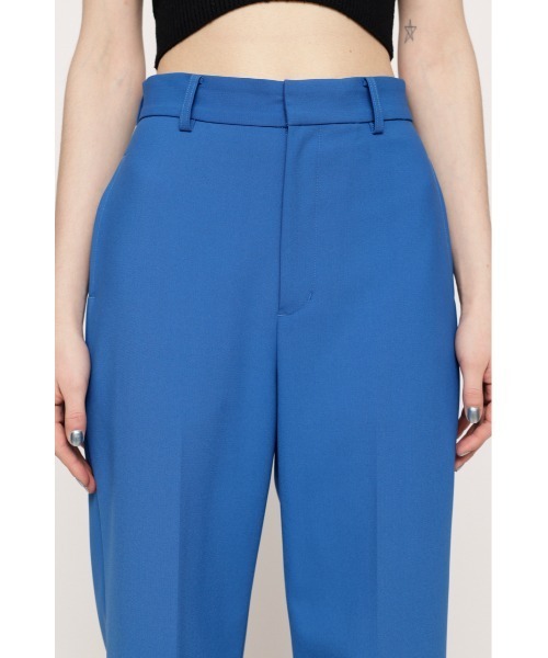 SLY（スライ）の「HW STRAIGHT PT ハイウエスト ストレートパンツ EASY CARE 簡単お手入れ イージーケア（スラックス・レディース・ブラック/ブルー/ホワイト・2/1）」の20枚目の写真