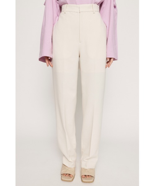 SLY（スライ）の「HW STRAIGHT PT ハイウエスト ストレートパンツ EASY CARE 簡単お手入れ イージーケア（スラックス・レディース・ブラック/ブルー/ホワイト・2/1）」の7枚目の写真