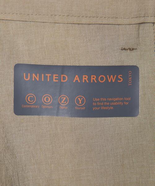 UNITED ARROWS（ユナイテッドアローズ）の「リネンライク ノープリーツパンツ COZY -ウォッシャブル・ストレッチ-（スラックス・メンズ・ベージュ/ロイヤルブルー・S/M/L/XL）」の14枚目の写真