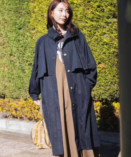 【セール】【 ぽわん袖 】 スタンド トレンチコート（トレンチコート）｜AnNet（アネット）