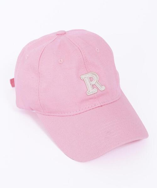 WC（ダブル シー）の「Rワンポイントキャップ（キャップ・レディース・ピンク/ブラック/アイボリー・FREE）」の21枚目の写真