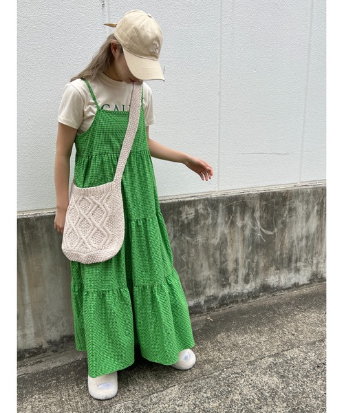 WC（ダブル シー）の「Rワンポイントキャップ（キャップ・レディース・ピンク/ブラック/アイボリー・FREE）」の5枚目の写真