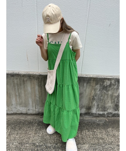 WC（ダブル シー）の「Rワンポイントキャップ（キャップ・レディース・ピンク/ブラック/アイボリー・FREE）」の6枚目の写真