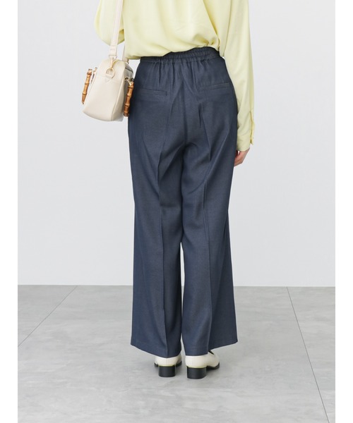 Te chichi TERRASSE（テチチテラス）の「デニムライクマリンパンツ（デニムパンツ・レディース・サックスブルー/ネイビー・ﾌﾘ-）」の15枚目の写真