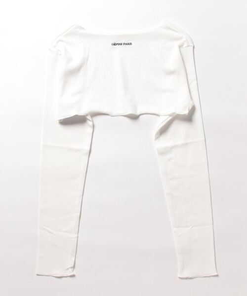 epine(エピヌ)の「EPINE PARIS mellow crroped cardigan(Tシャツ/カットソー・レディース・ピンク/ベージュ/ホワイト・FREE)」の16枚目の写真