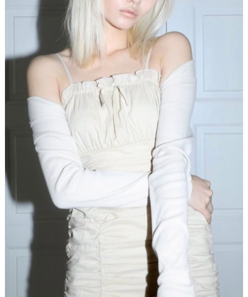 epine(エピヌ)の「EPINE PARIS mellow crroped cardigan(Tシャツ/カットソー・レディース・ピンク/ベージュ/ホワイト・FREE)」の17枚目の写真