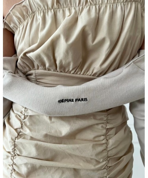 epine(エピヌ)の「EPINE PARIS mellow crroped cardigan(Tシャツ/カットソー・レディース・ピンク/ベージュ/ホワイト・FREE)」の21枚目の写真