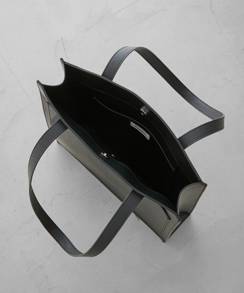 JUNRED（ジュンレッド）の「シンセティックレザーコンビトートバッグ（トートバッグ・メンズ・シルバー/ブラック/ネイビー・FREE）」の8枚目の写真