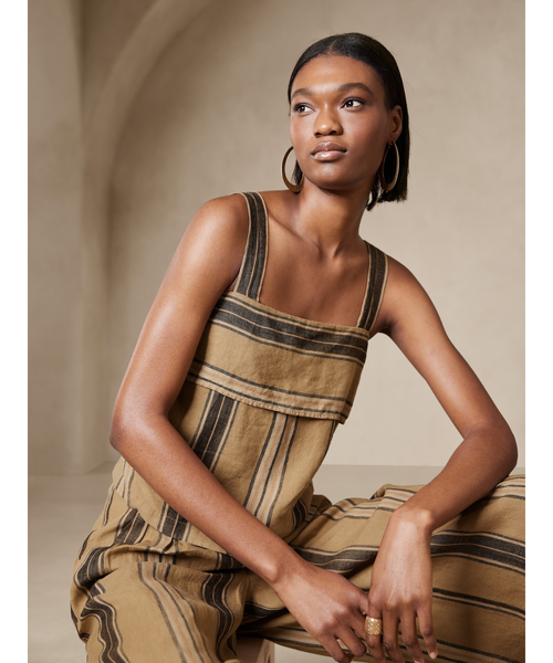 Banana Republic（バナナリパブリック）の「Mia スクエアネック リネン