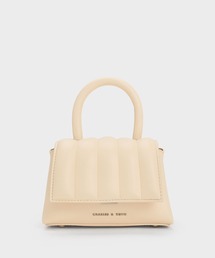 CHARLES & KEITH | パッド トップハンドルバッグ(ハンドバッグ)