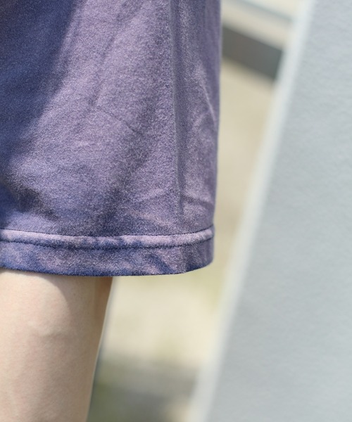 HOOK(フック)の「HOOK -original- 個性派グラデーション暈し染め刺繍ビッグTEE (SS)(Tシャツ/カットソー・メンズ・ブルー/ブラック・M/L/XL)」の5枚目の写真