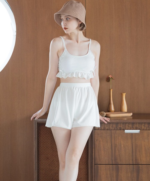 Dita Muaj.（ディータムアージュ）の「レースアップビキニ 3点セット（水着・レディース・ブラック/アイボリー・L/XL/M）」の9枚目の写真