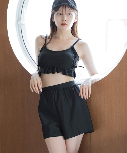 Dita Muaj.（ディータムアージュ）の「レースアップビキニ 3点セット（水着・レディース・ブラック/アイボリー・L/XL/M）」の18枚目の写真