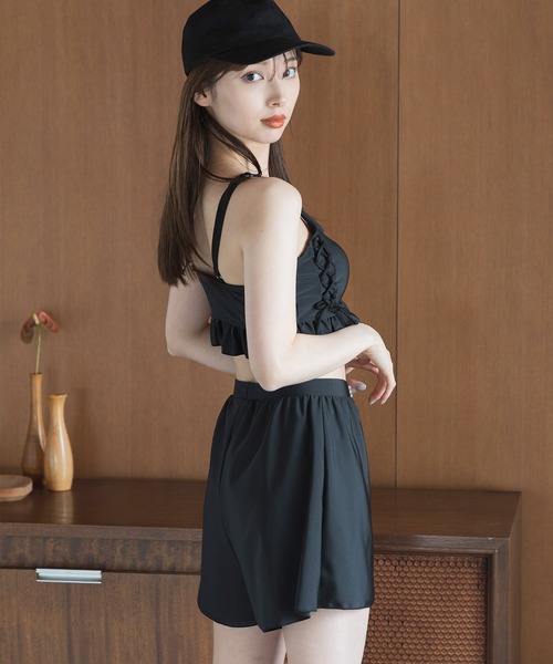 Dita Muaj.（ディータムアージュ）の「レースアップビキニ 3点セット（水着・レディース・ブラック/アイボリー・L/XL/M）」の13枚目の写真