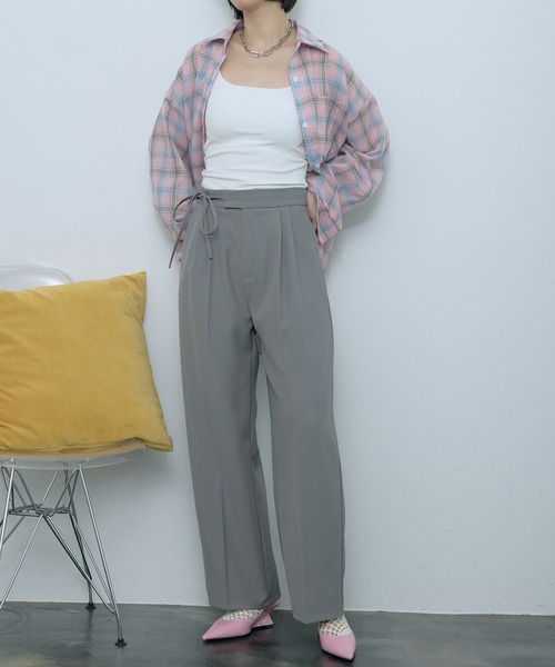 【安心 国内配送】セザンヌ ハイウエスト ジャンプスーツ パンツ 2wayハイウエストリラックスデニムパンツ｜JENNE(ジェンヌ)公式