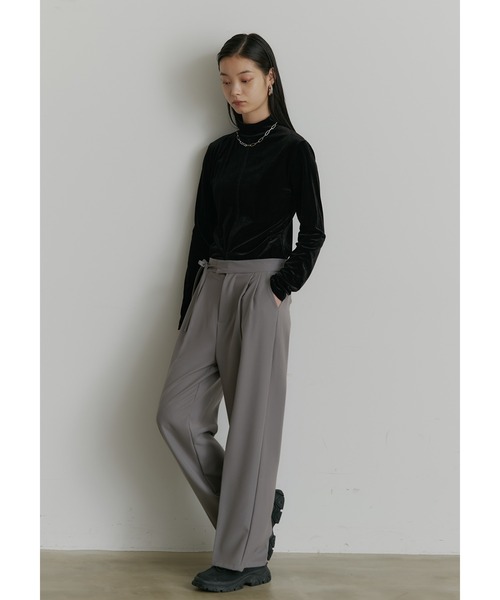 セール】全骨格対応！こなれ感と色気を両立。ハイウエストリボン