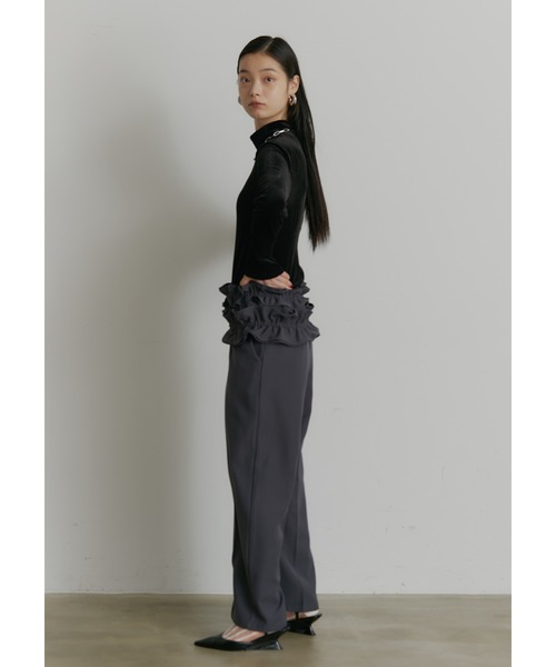 セール】全骨格対応！こなれ感と色気を両立。ハイウエストリボン